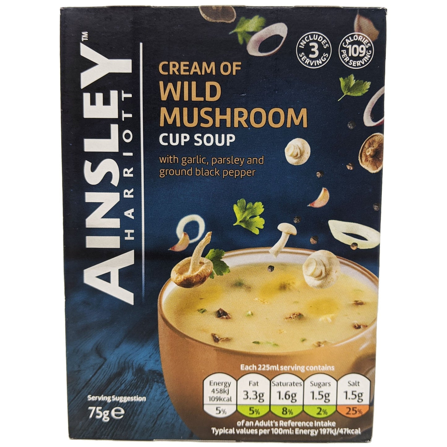 Ainsley Harriott Cream of Wild Mushroom Cup Soup 75g
