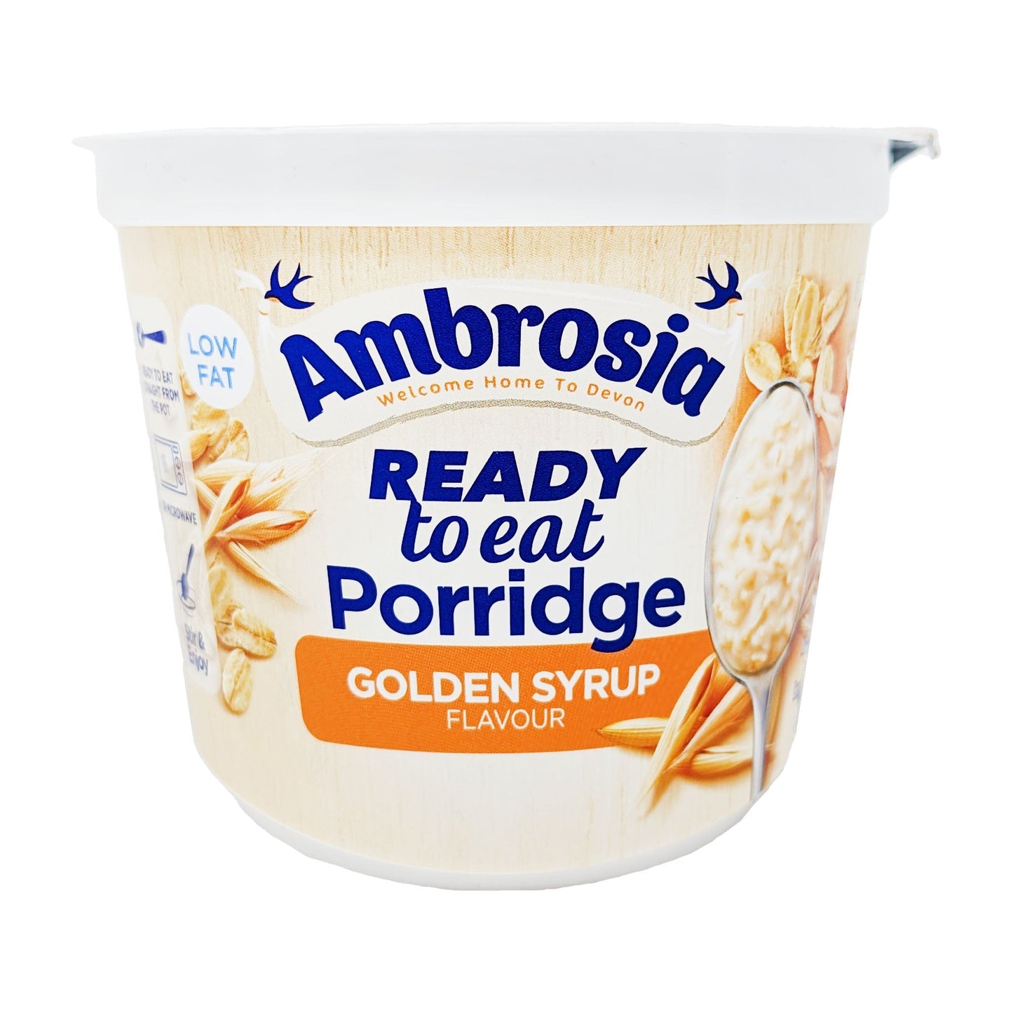 Ambrosia Ready to Eat Porridge Golden Syrup Flavour 210g