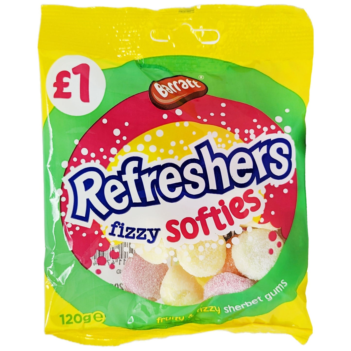 Barratt Refreshers Fizzy Softies 120g