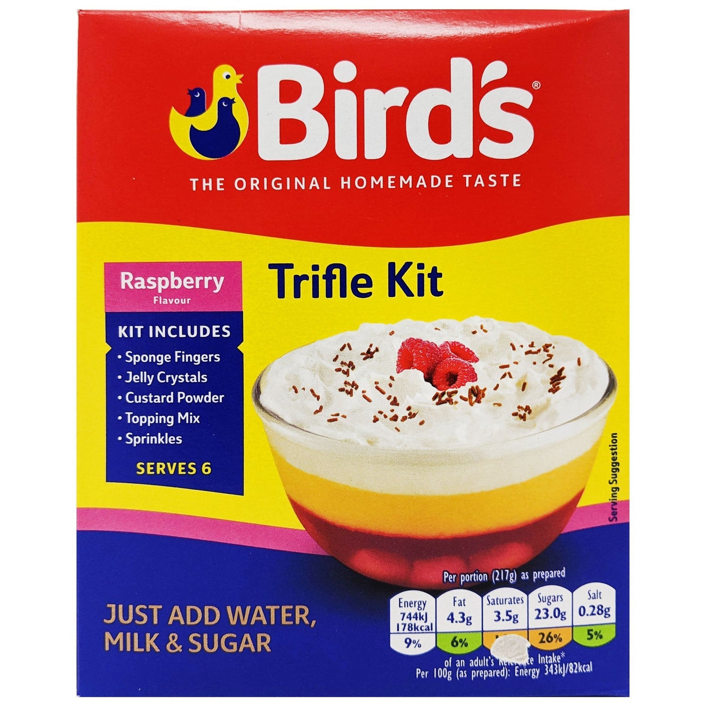 Bird's Raspberry Trifle Kit 141g
