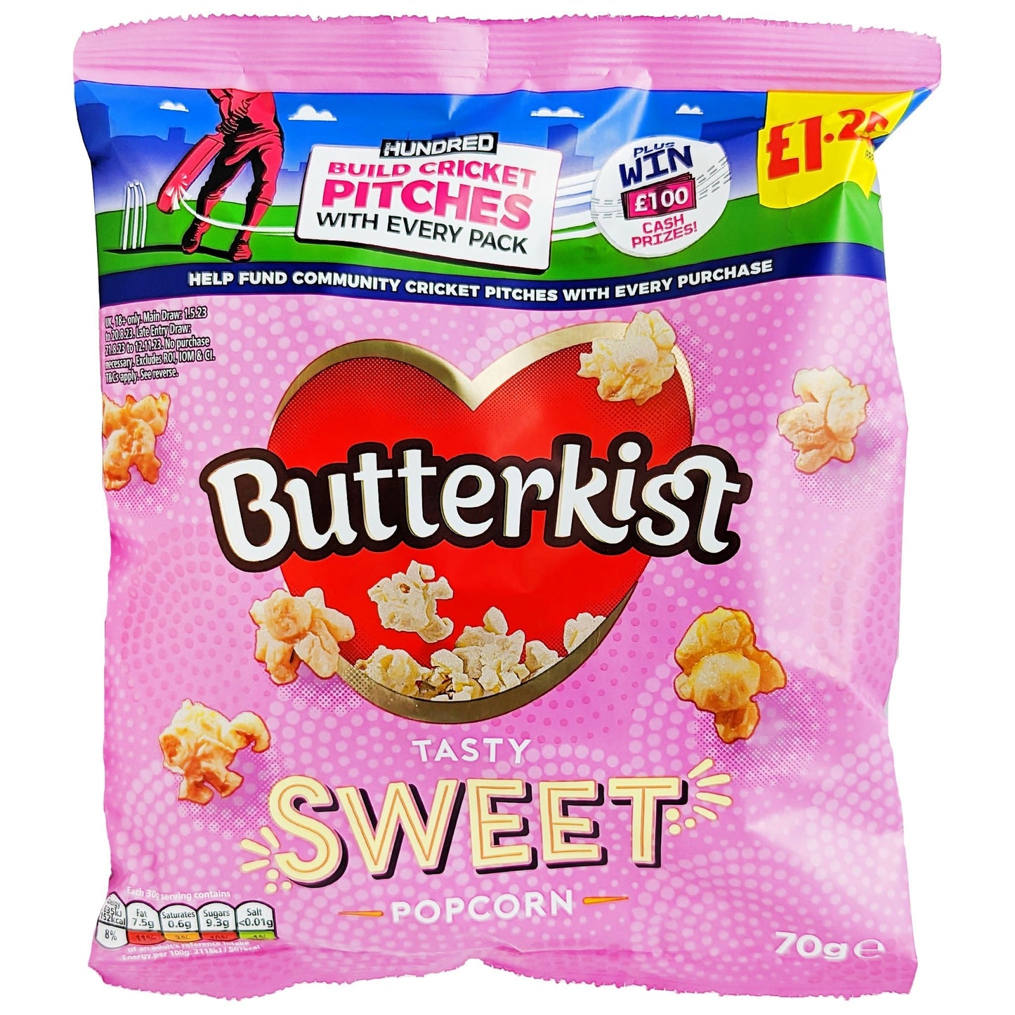 Butterkist Sweet Popcorn 70g