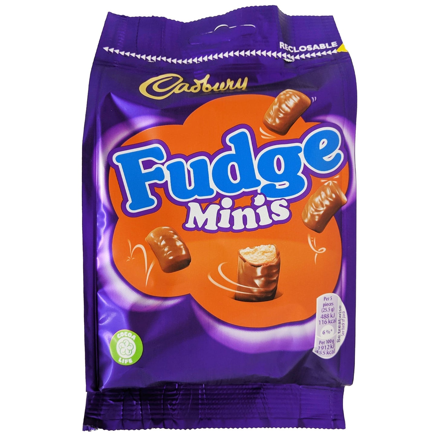 Cadbury Fudge Minis 100g