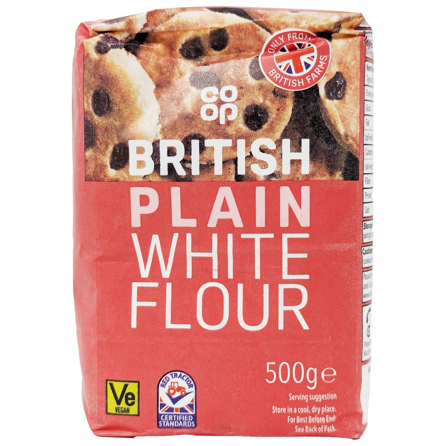 Co-op British Plain White Flour 500g
