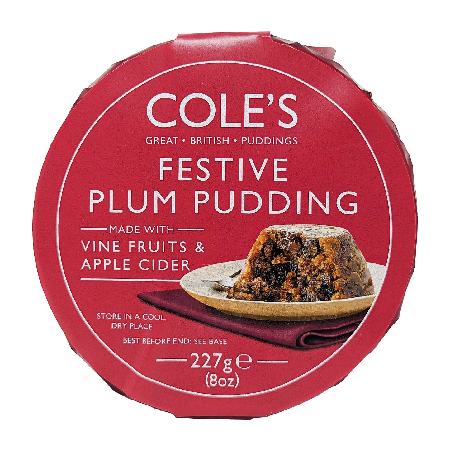 Cole's Festive Plum Pudding 227g