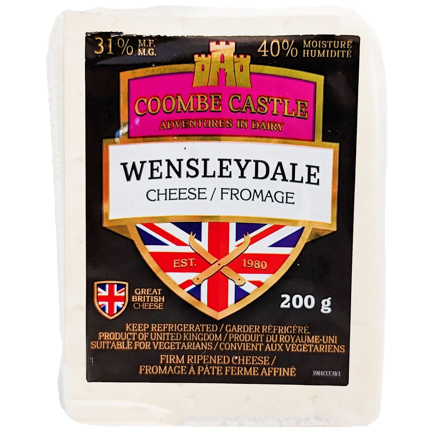 Coombe Castle Wensleydale Cheese 200g