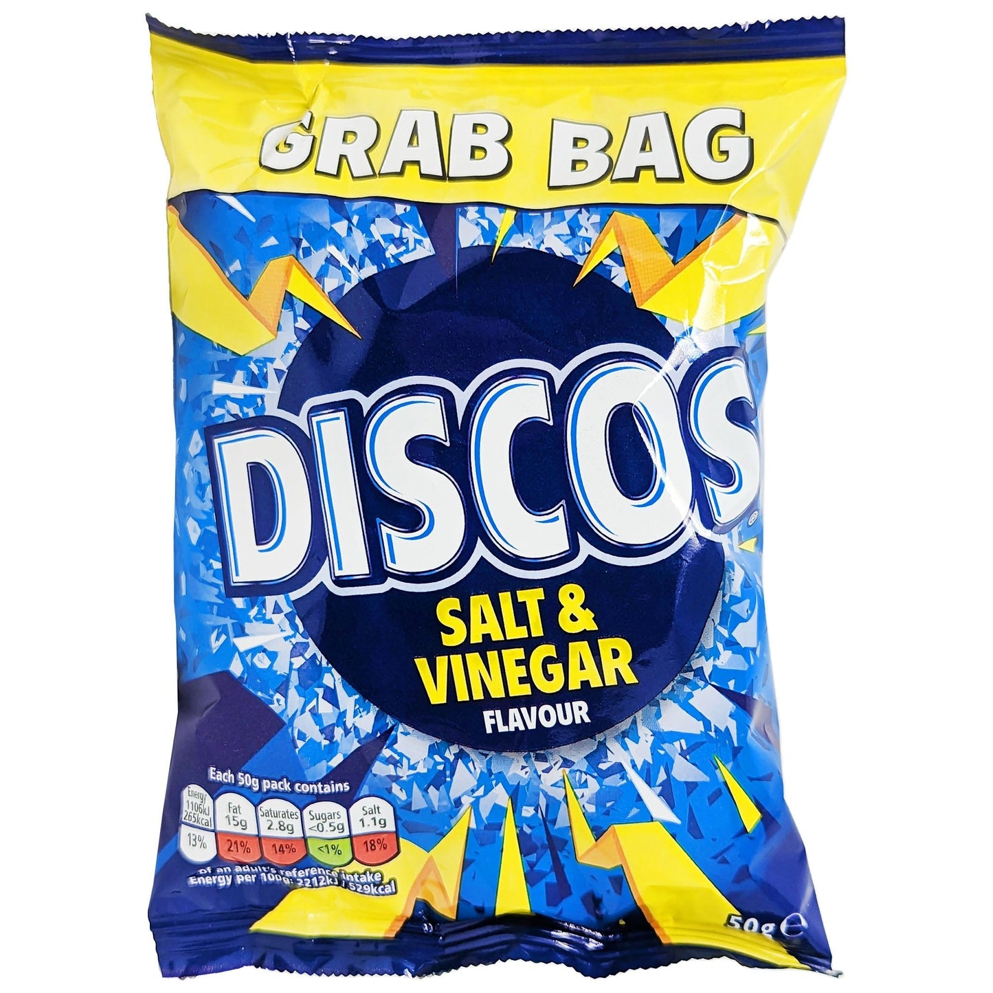 Discos Salt & Vinegar Grab Bag 50g
