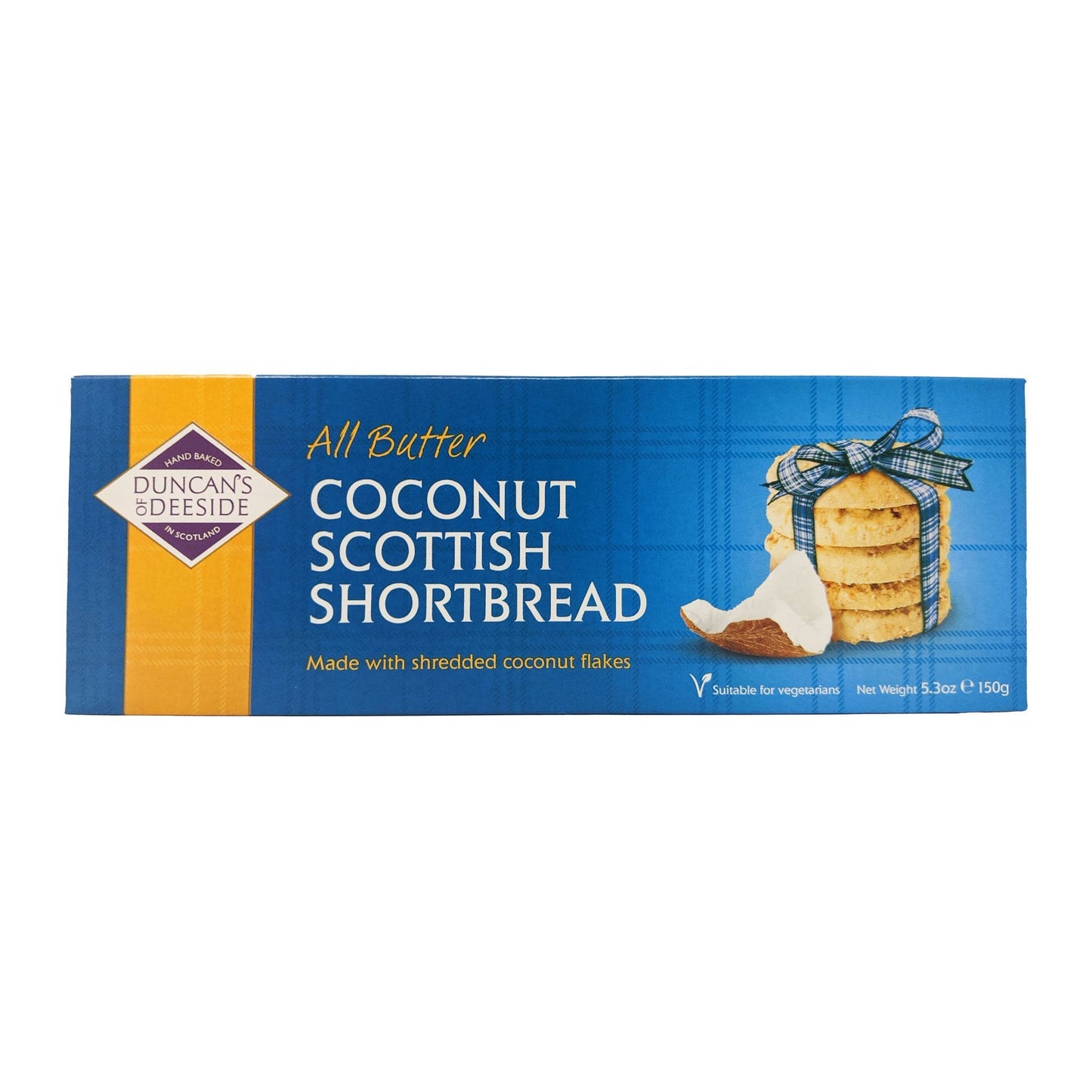 Duncan's of Deeside All Butter Coconut Scottish Shortbread 150g