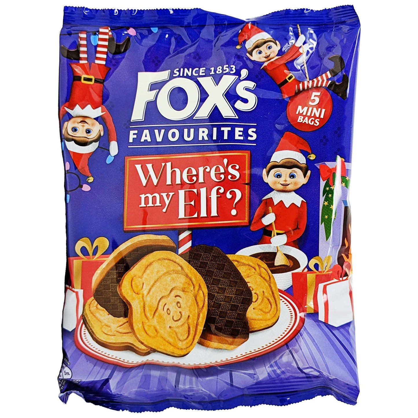 Fox's Favourites Where's My Elf 5 Pack 100g