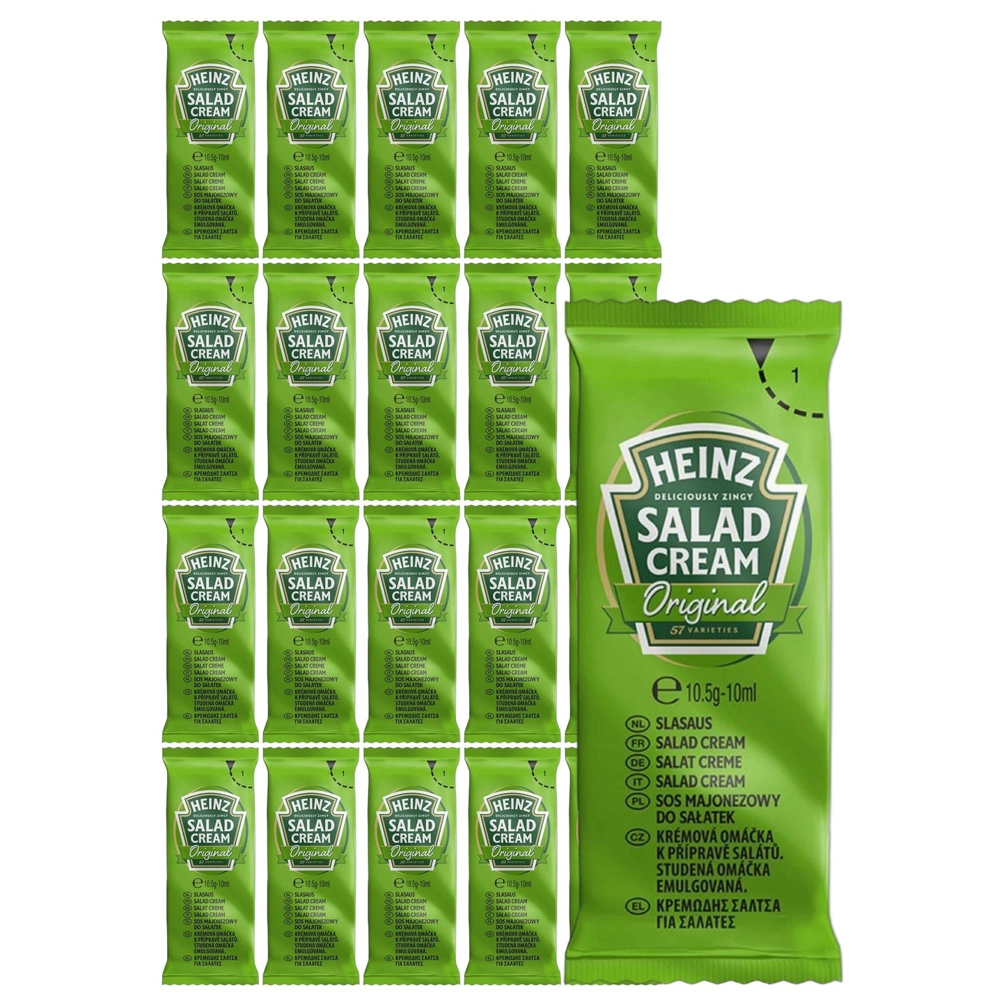 Heinz Salad Cream Sachets 20 Pack (20 x 10ml)