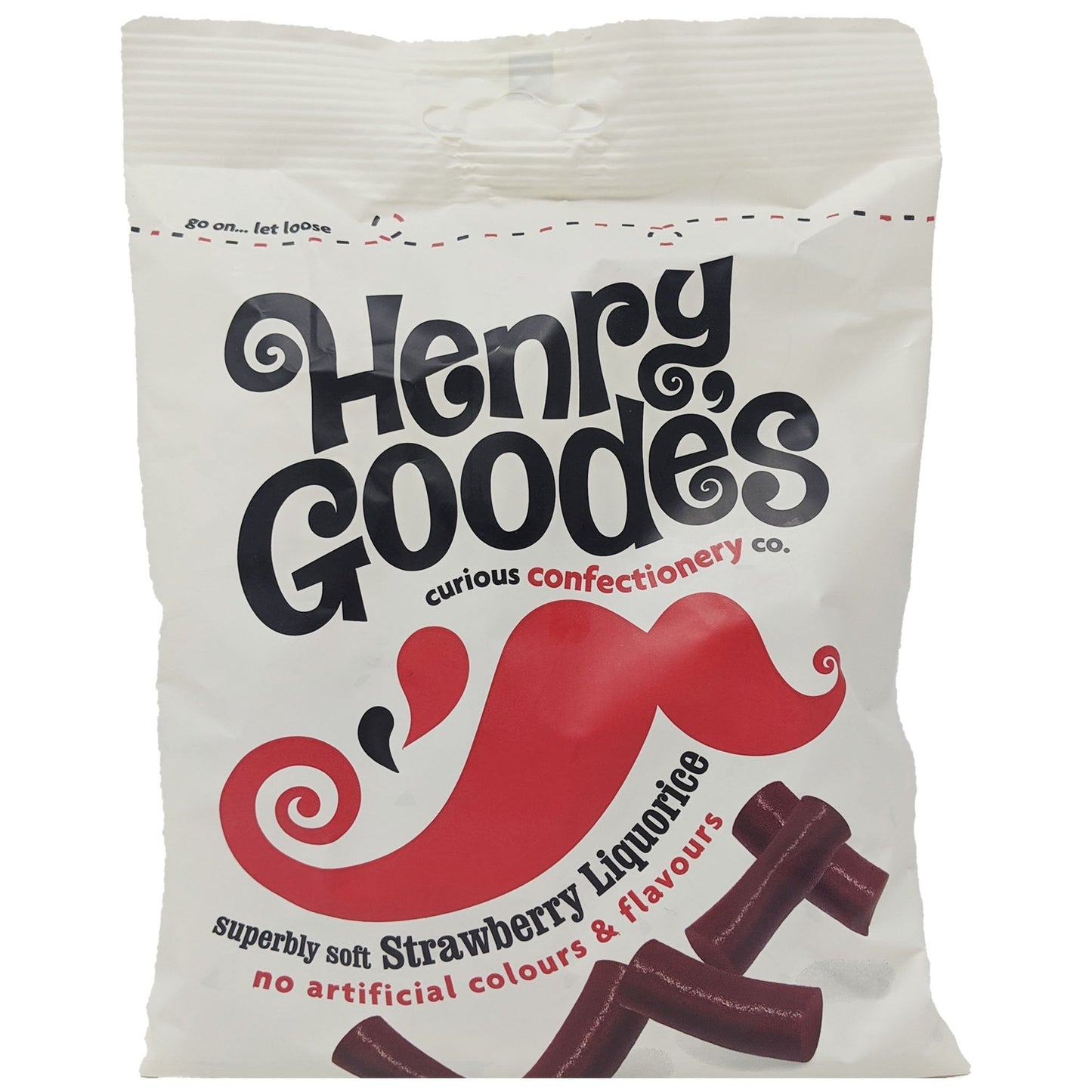 Henry Goode's Soft Strawberry Liquorice 200g