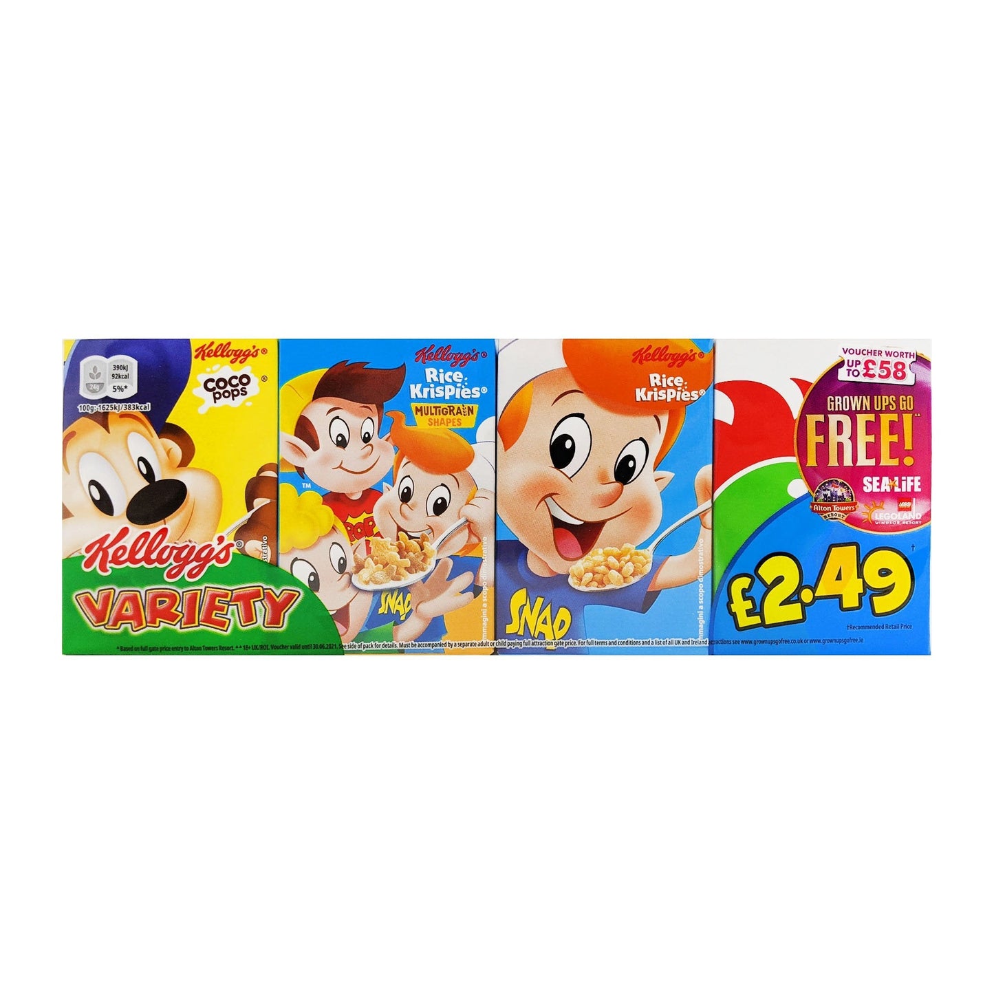 Kellogg's Variety Breakfast Cereal 8 Pack 191g