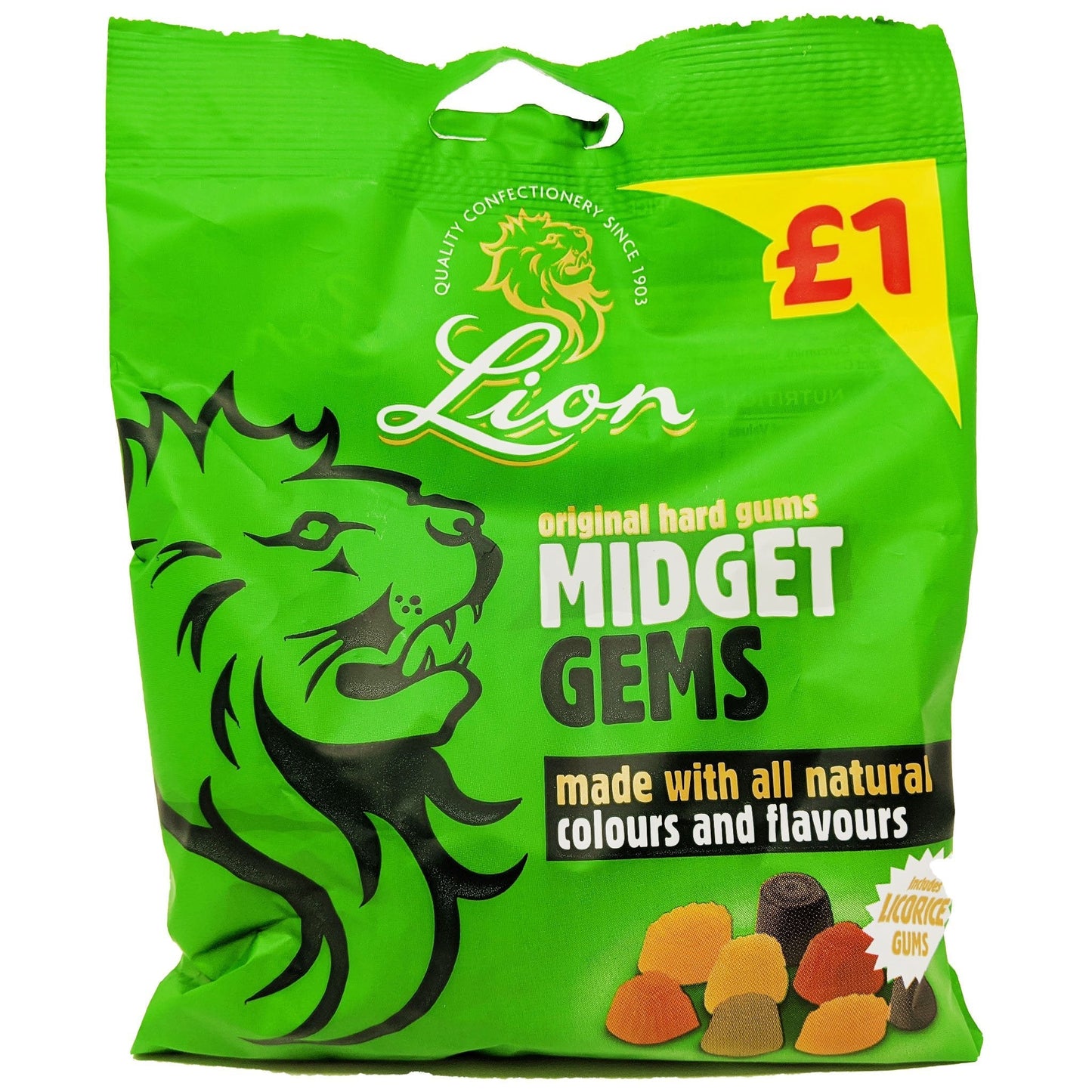 Lion Mini (Midget) Gems 130g
