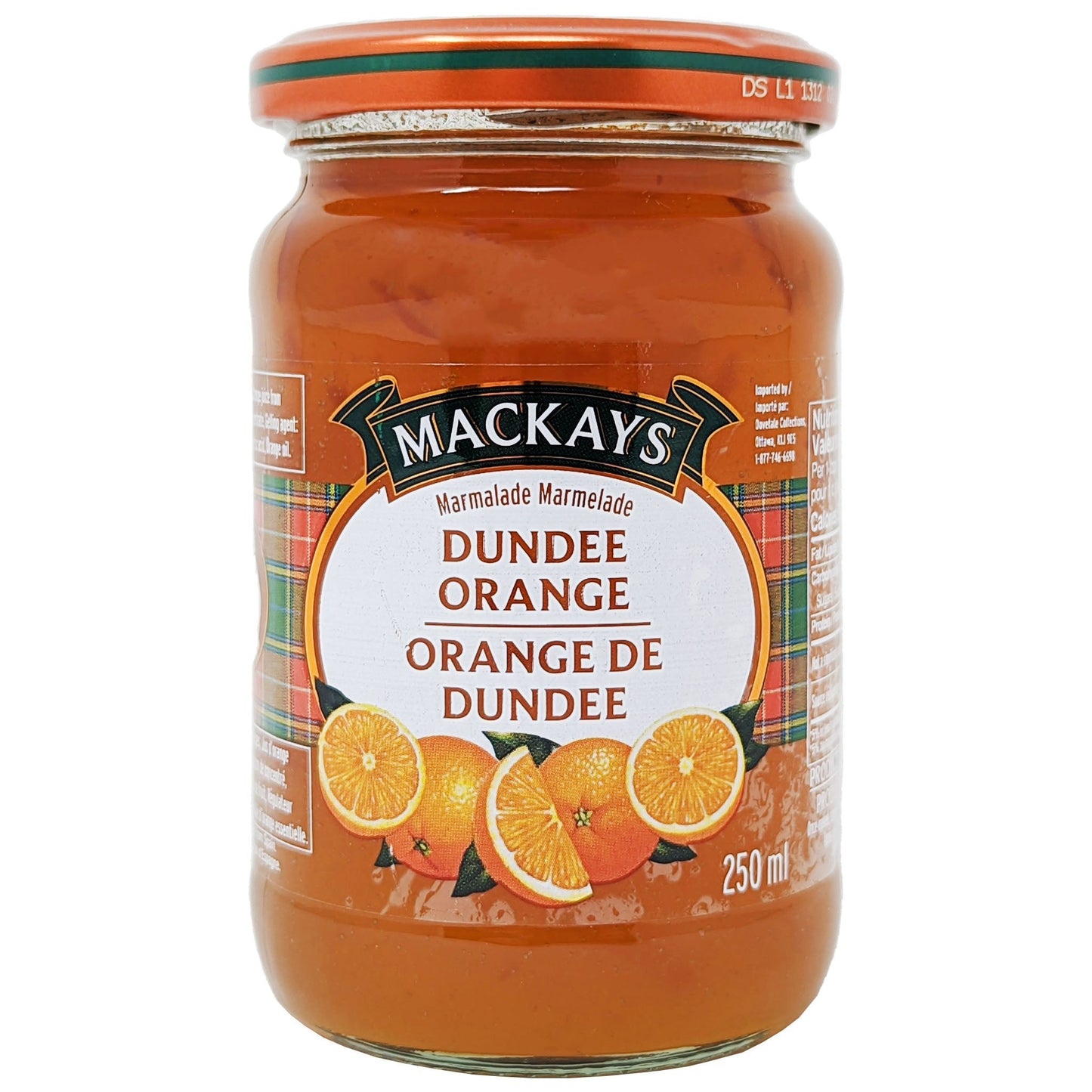 Mackays Dundee Orange Marmalade 250ml