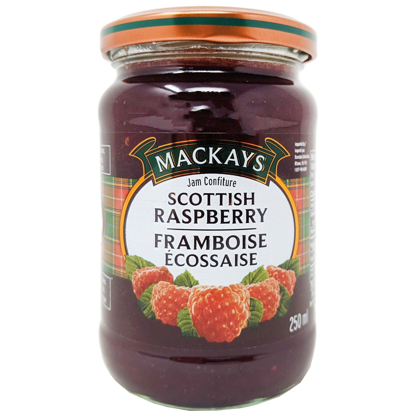 Mackays Scottish Raspberry Jam 250ml