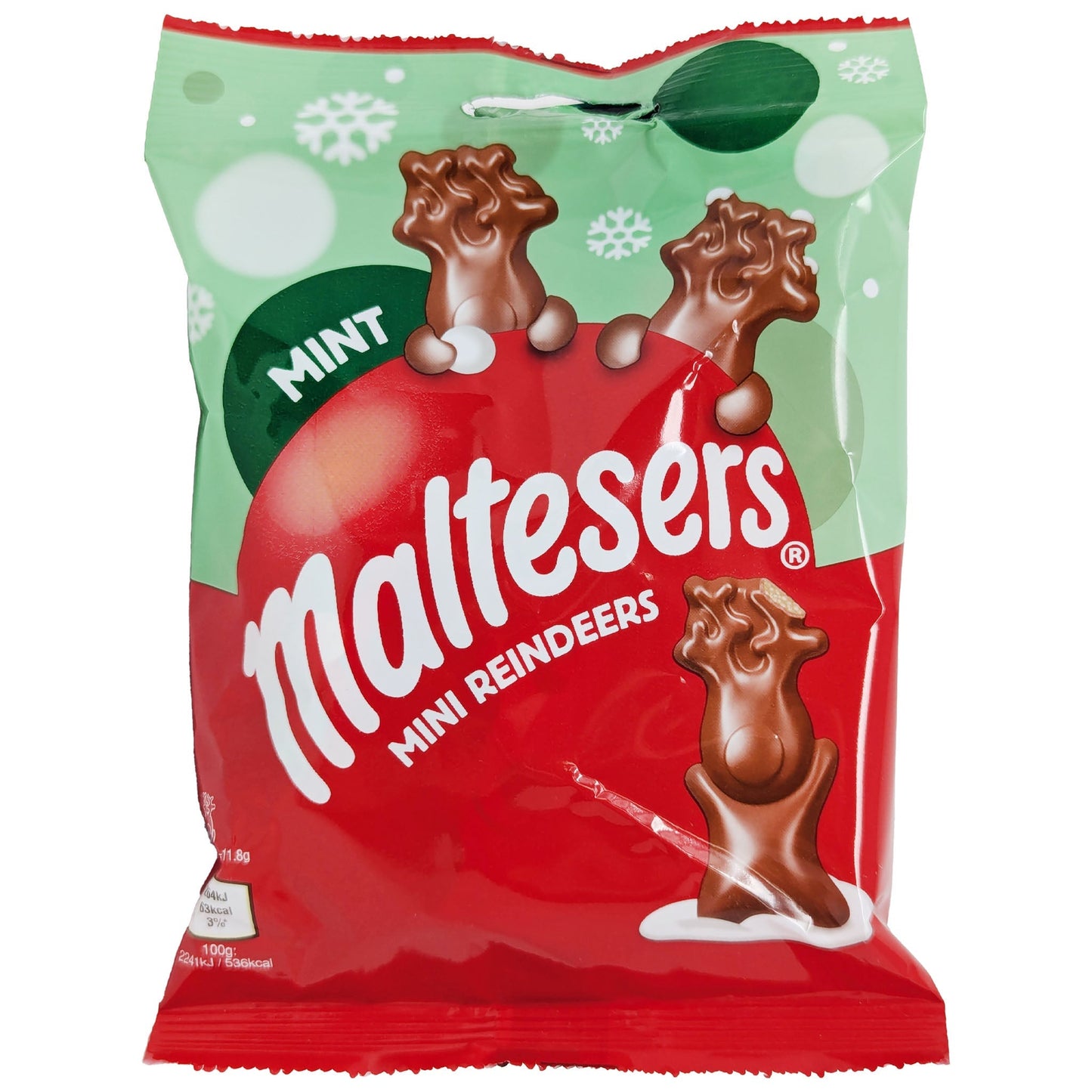 Maltesers Mint Mini Reindeers 59g