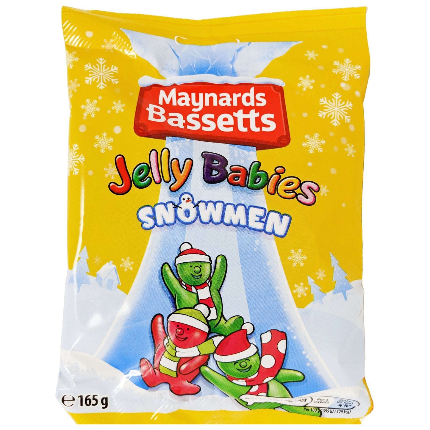 Maynards Bassetts Jelly Babies Snowmen 130g