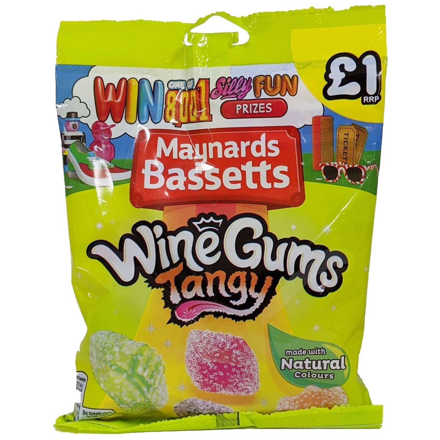 Maynards Bassetts Wine Gums Tangy 165g