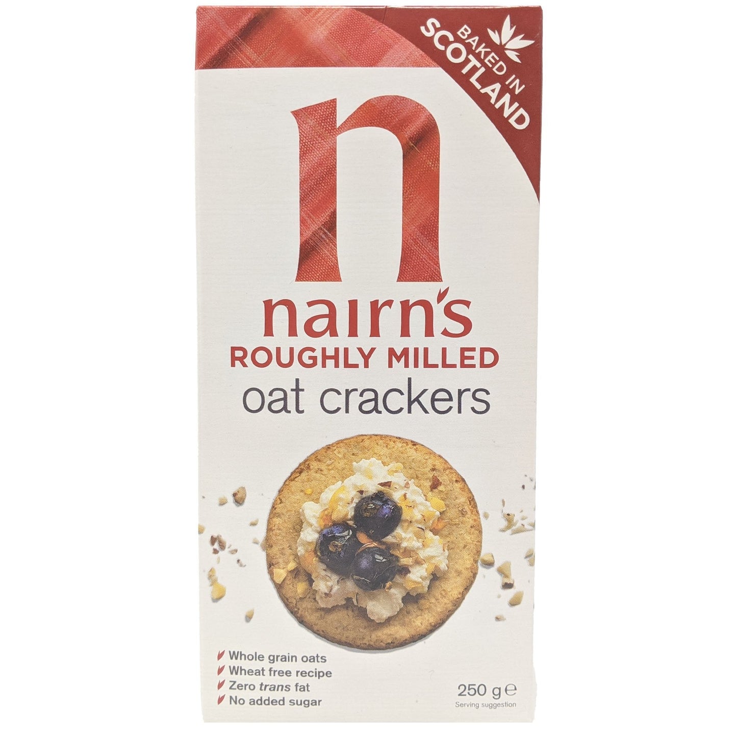 Nairn's Roughly Milled Oat Crackers 250g