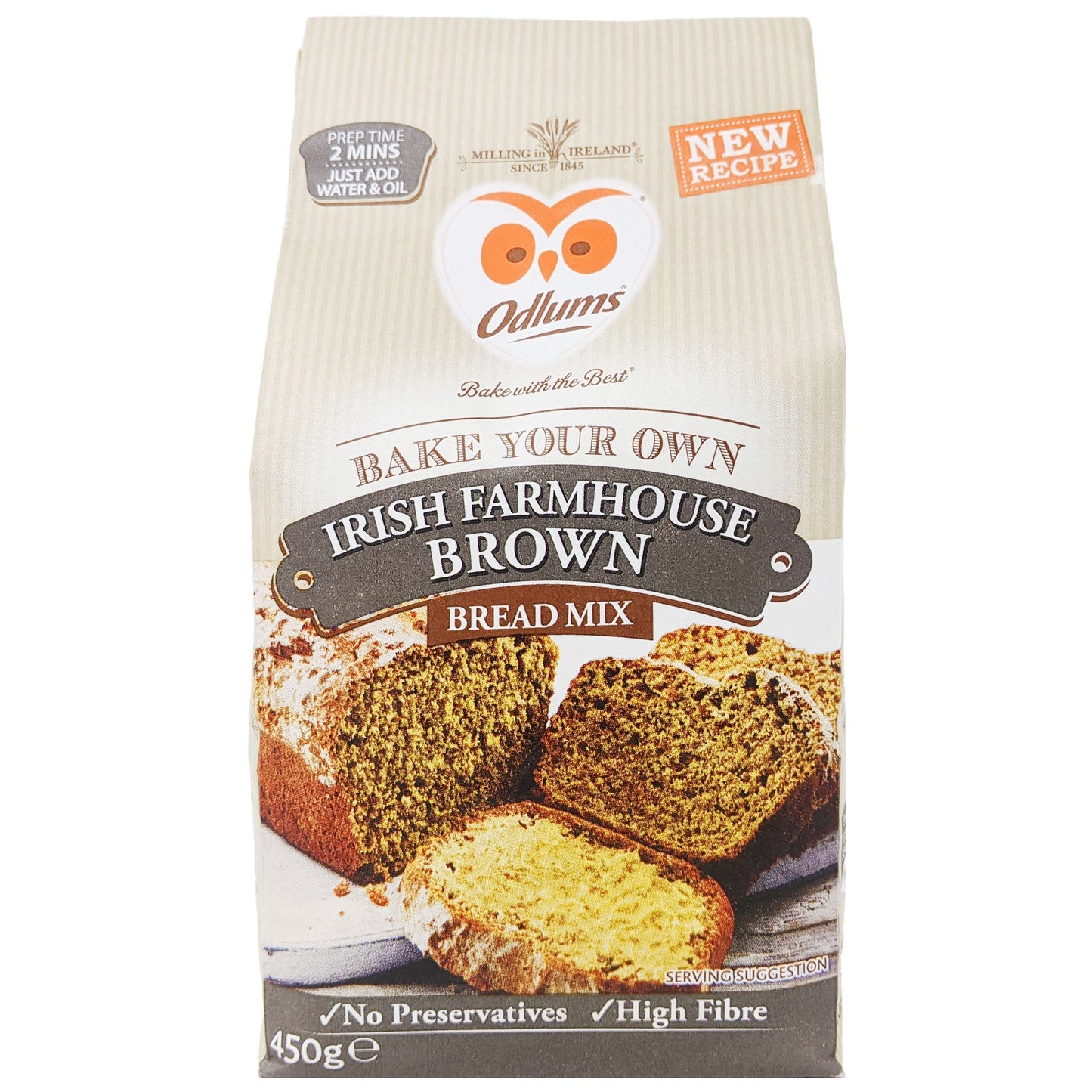 Odlums Irish Farmhouse Brown Bread Mix 450g