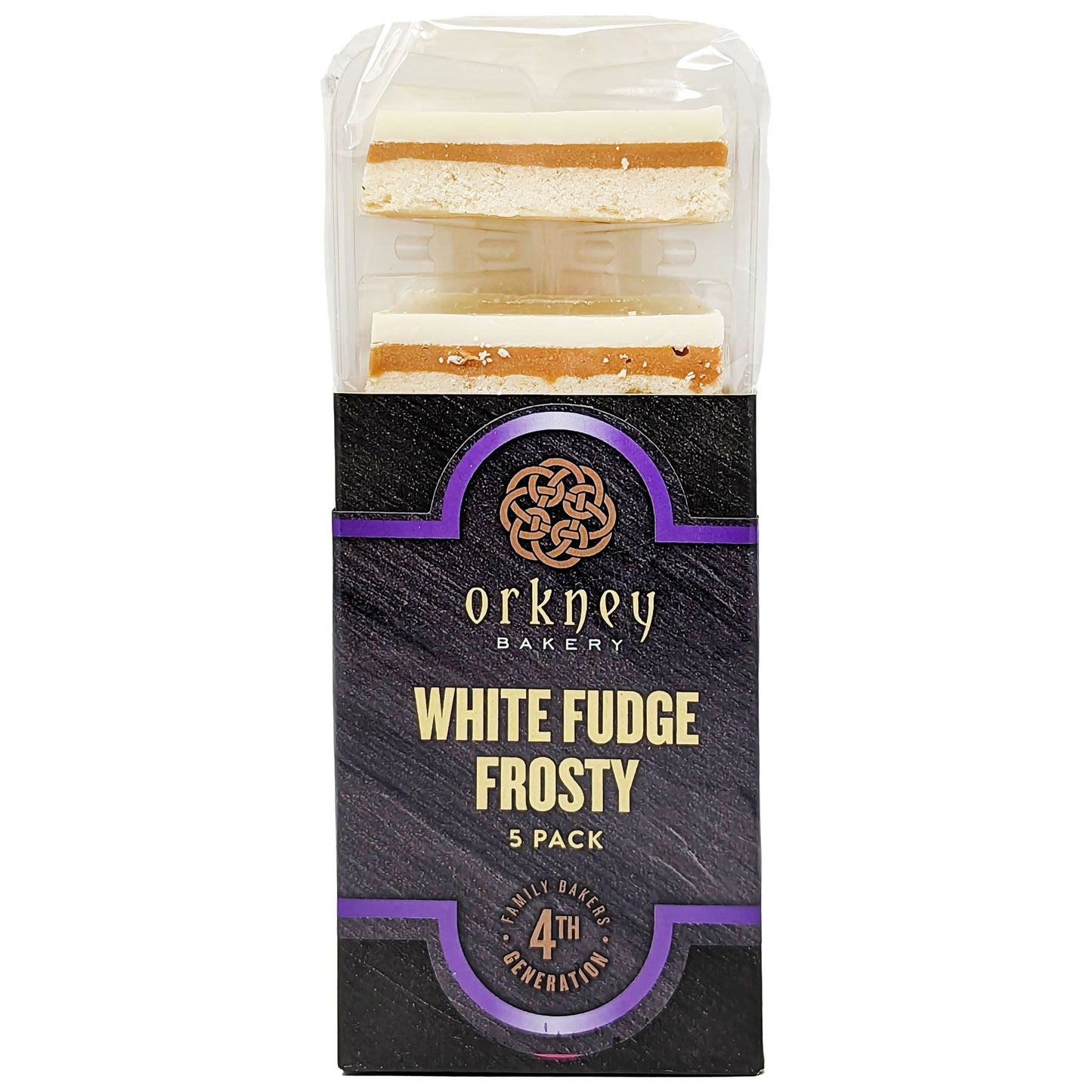 Orkney Bakery White Fudge Frosty 5 Pack 275g