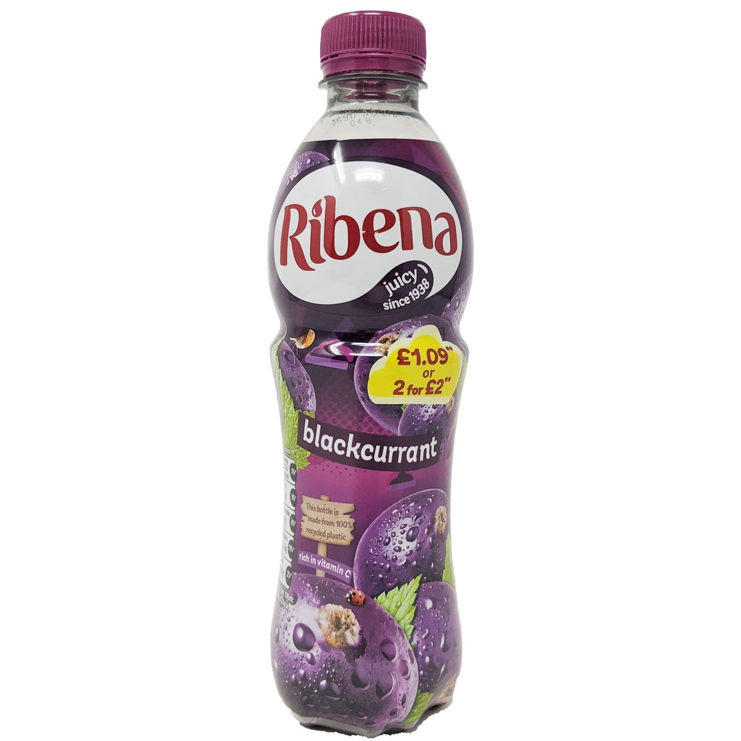 Ribena Ready to Drink Blackcurrant 500ml