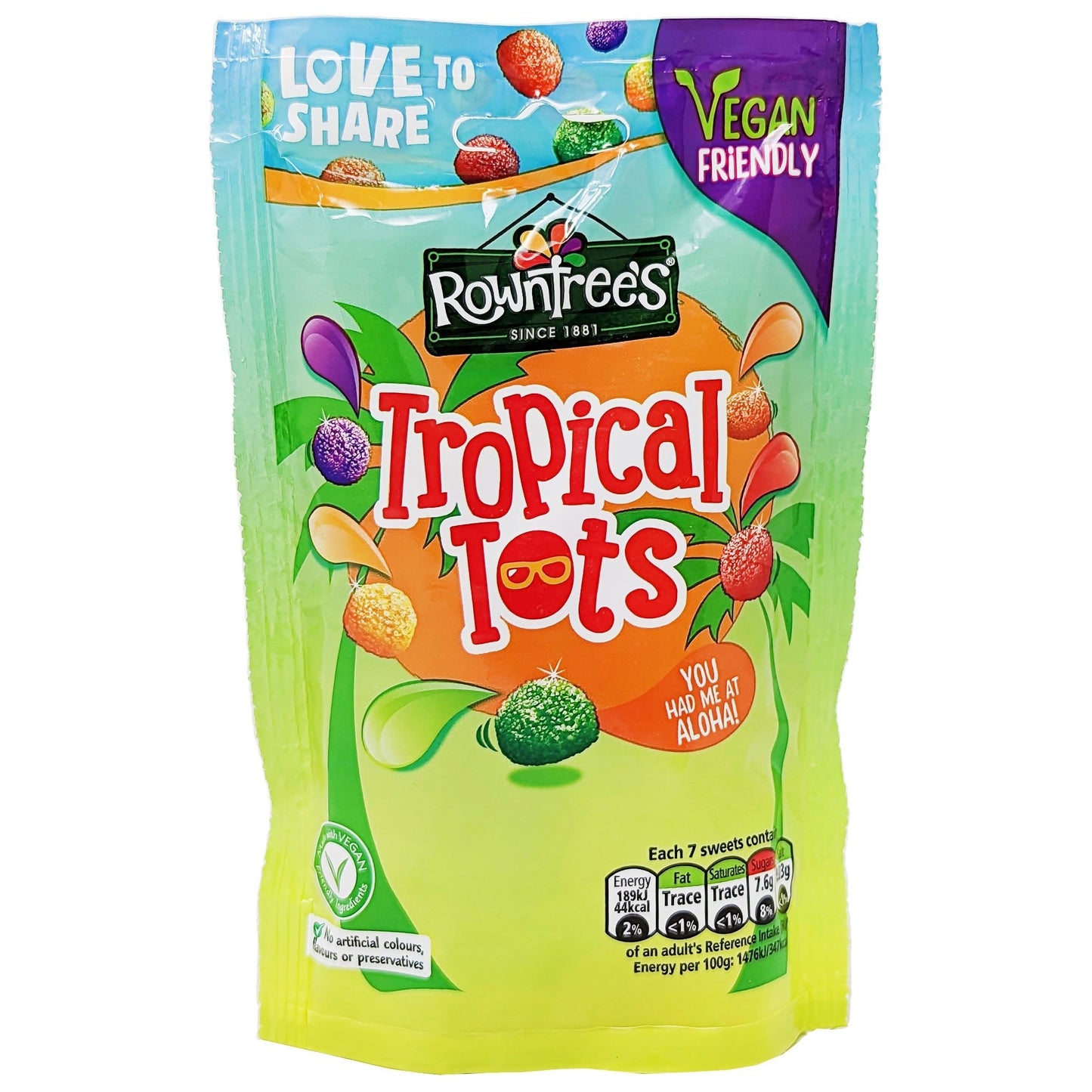 Rowntree's Tropical Tots 140g
