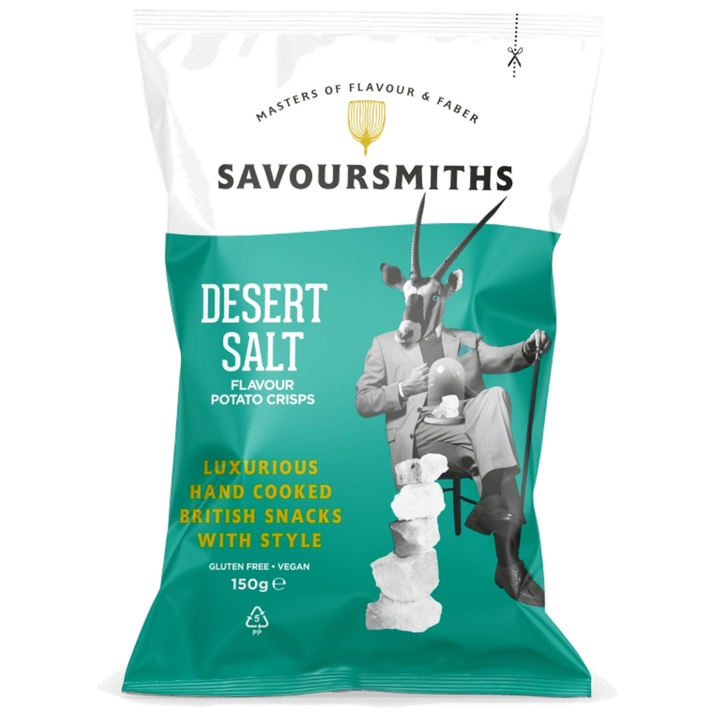 Savoursmiths Desert Salt Crisps 150g