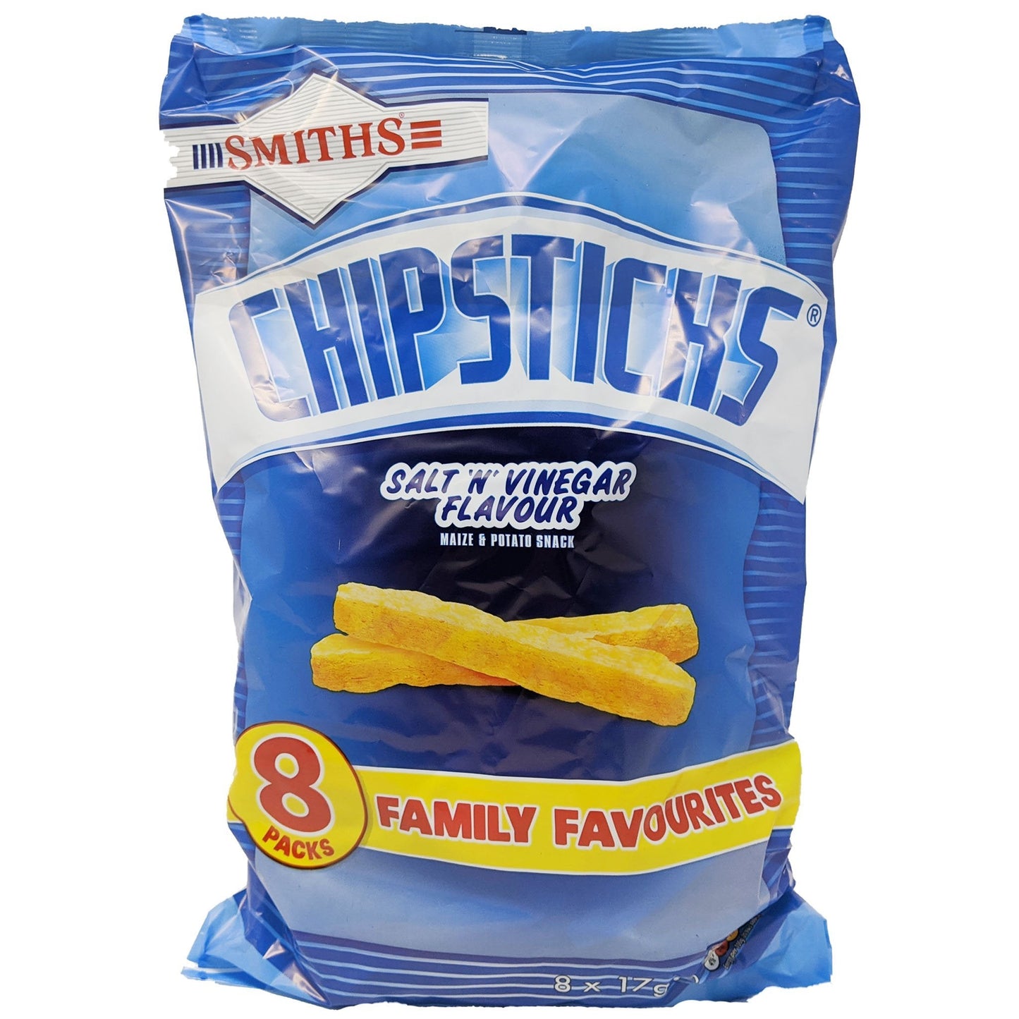 Smiths Chipsticks Salt N' Vinegar 6 Pack (6 x 17g)