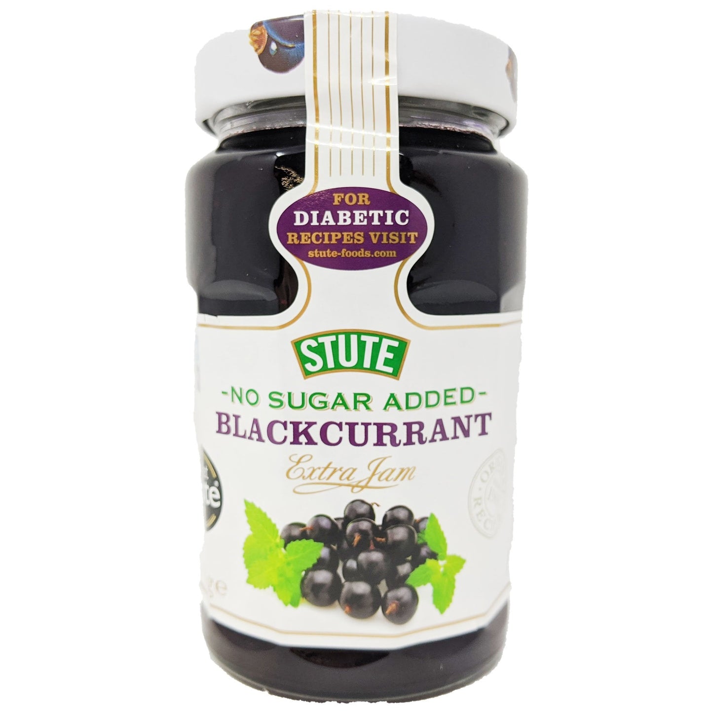 Stute No Sugar Added Blackcurrant Jam 430g