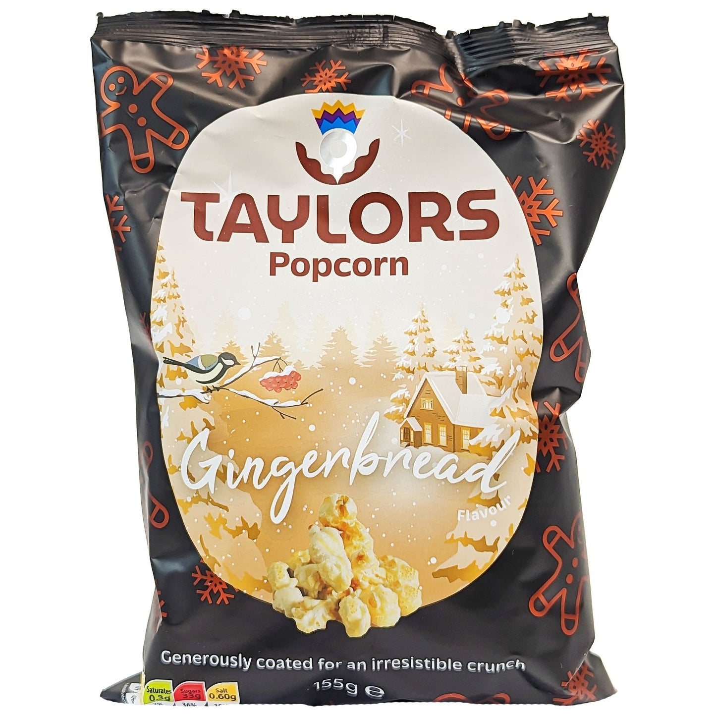 Taylors Gingerbread Toffee Coated Popcorn 155g