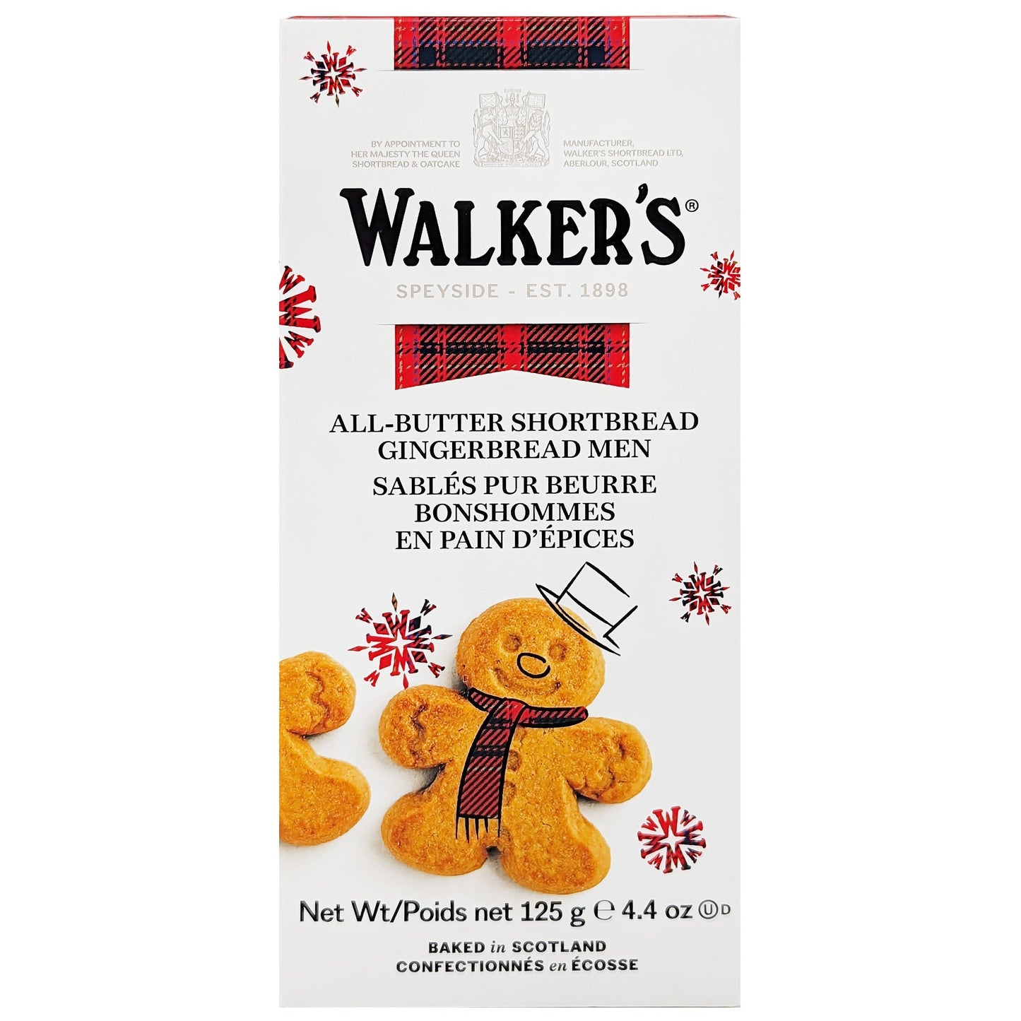 Walker's All-Butter Shortbread Gingerbread Men 125g
