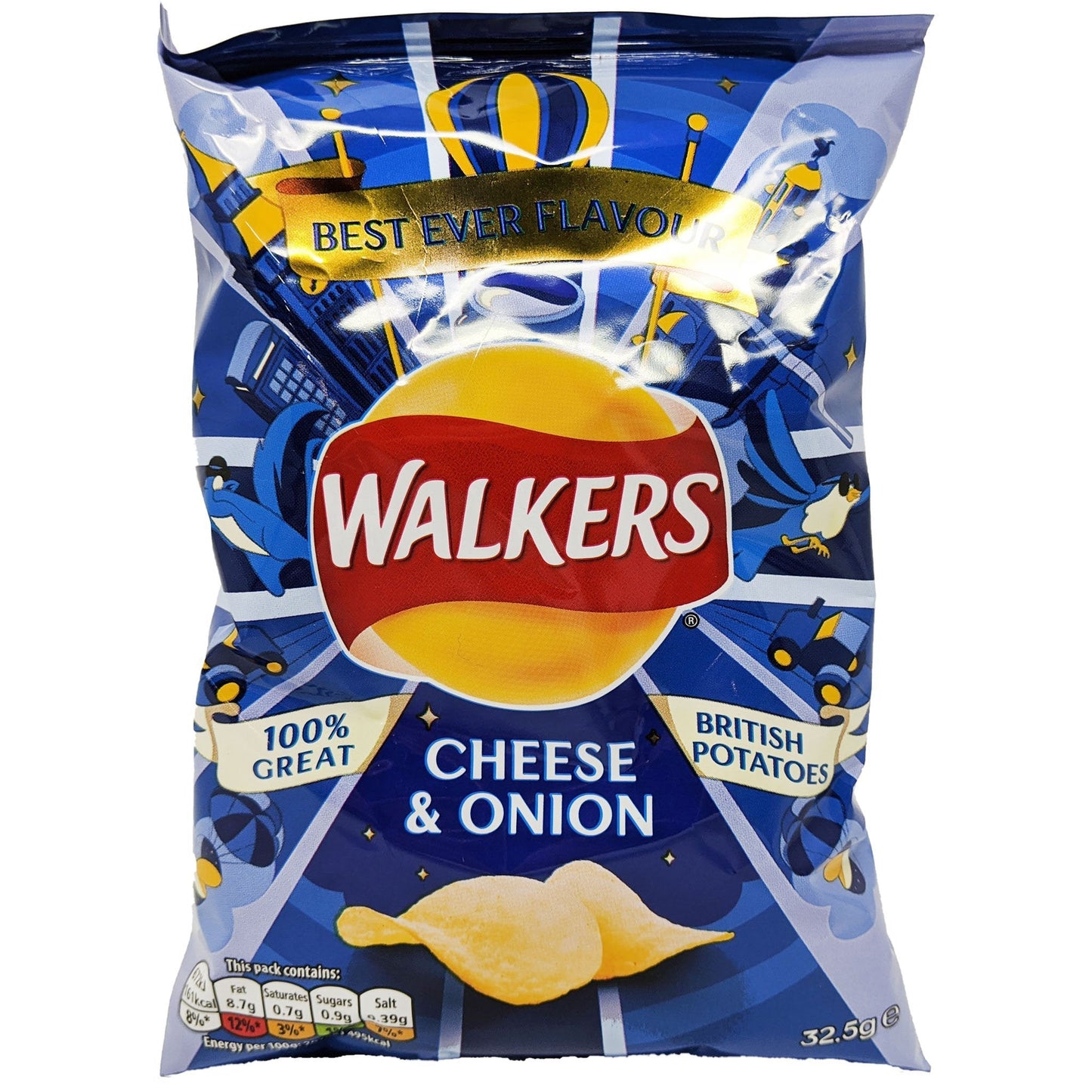 Walker's Cheese & Onion 32.5g