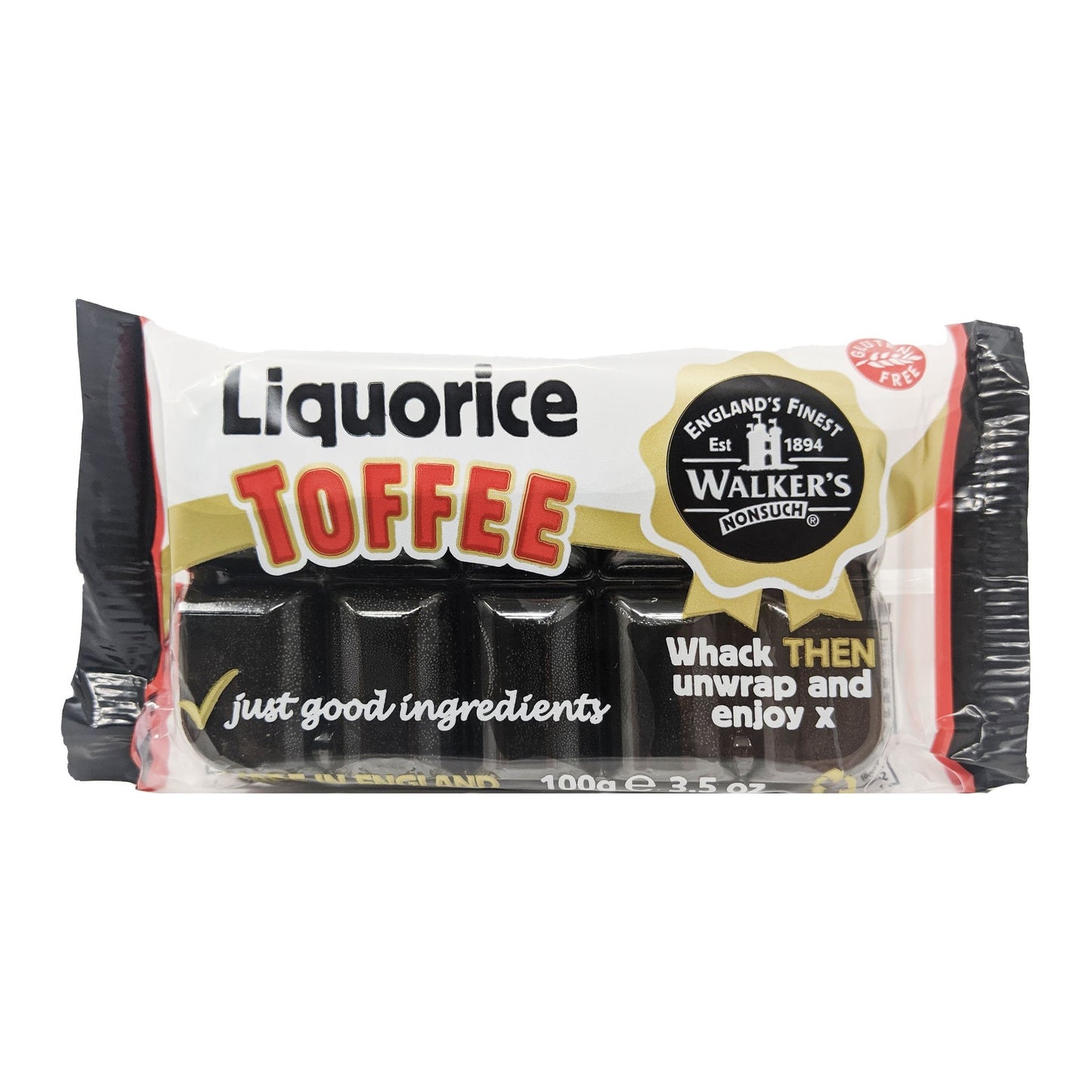 Walker's Nonsuch Liquorice Toffee 100g