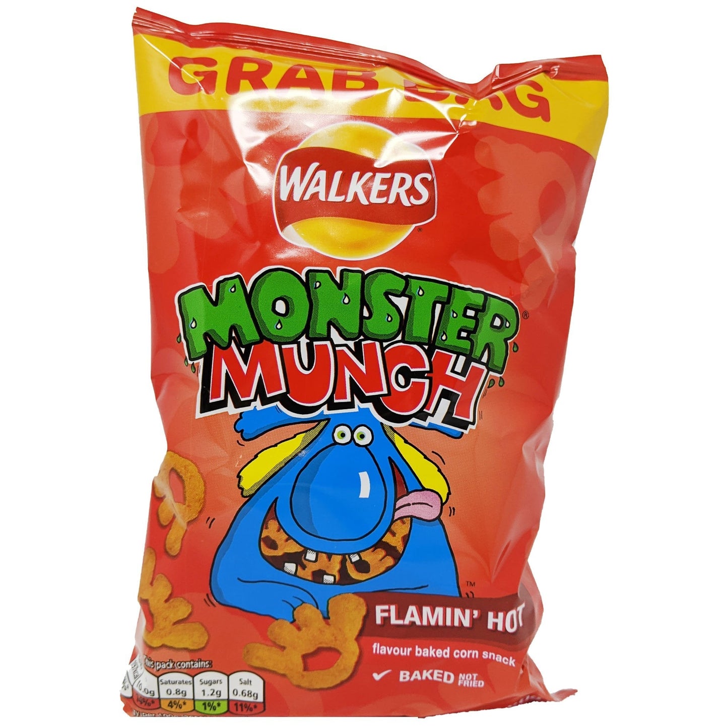 Walker's Monster Munch Flamin' Hot Grab Bag 40g