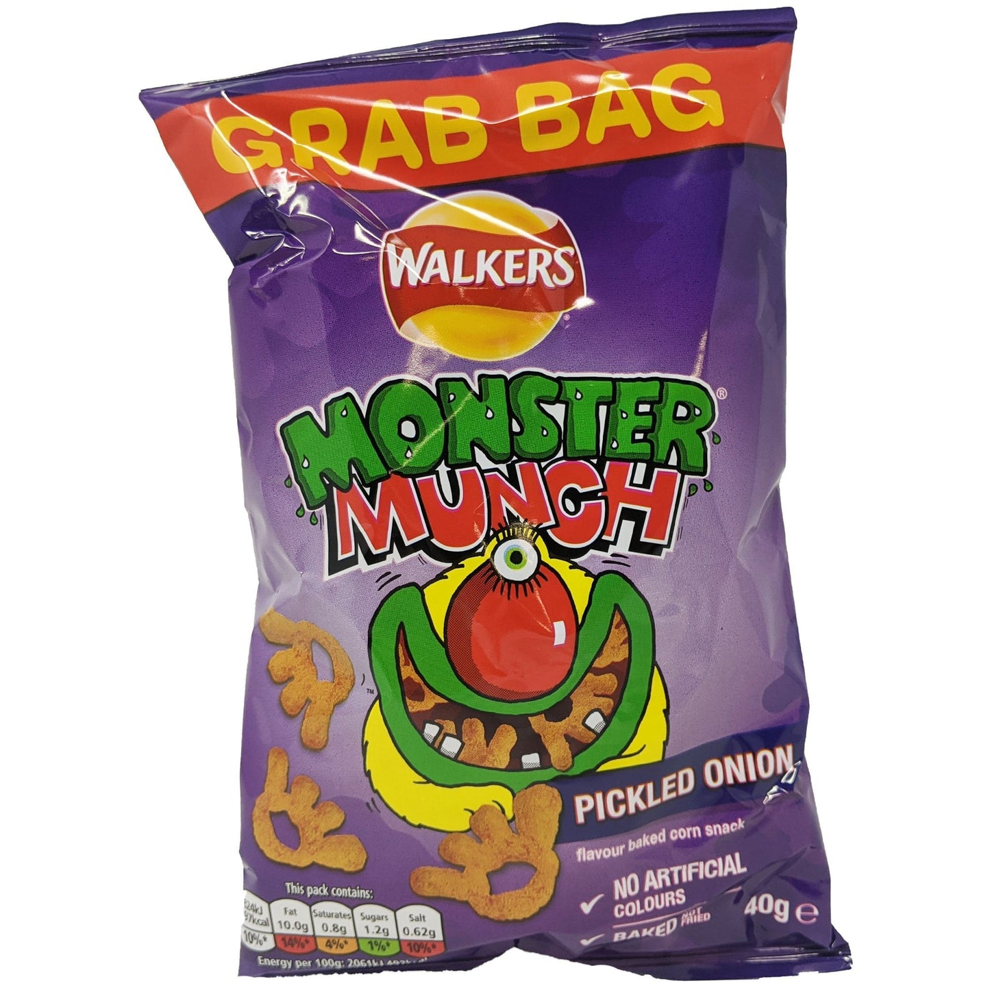 Walker's Monster Munch Pickled Onion Grab Bag 40g