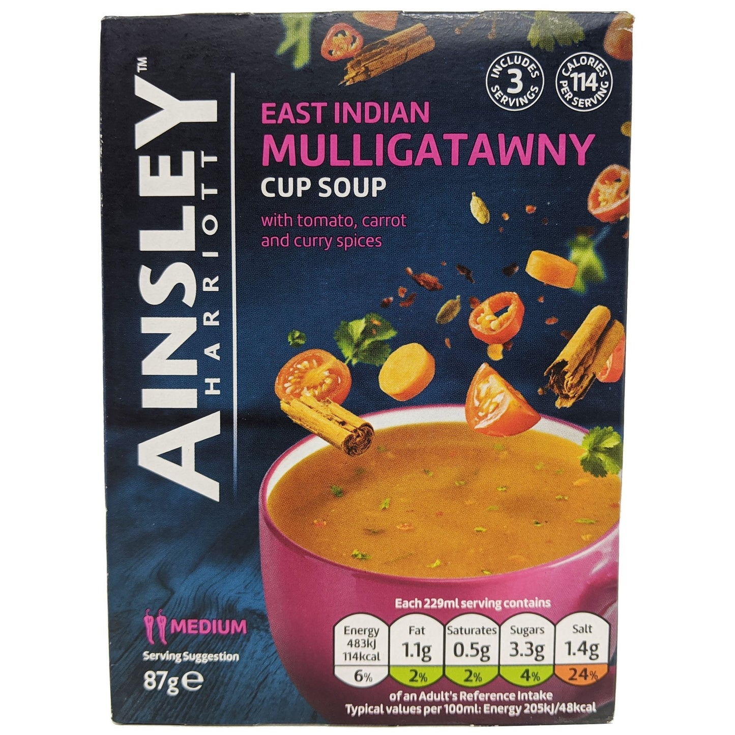 Ainsley Harriott East Indian Mulligatawny Cup Soup 87g
