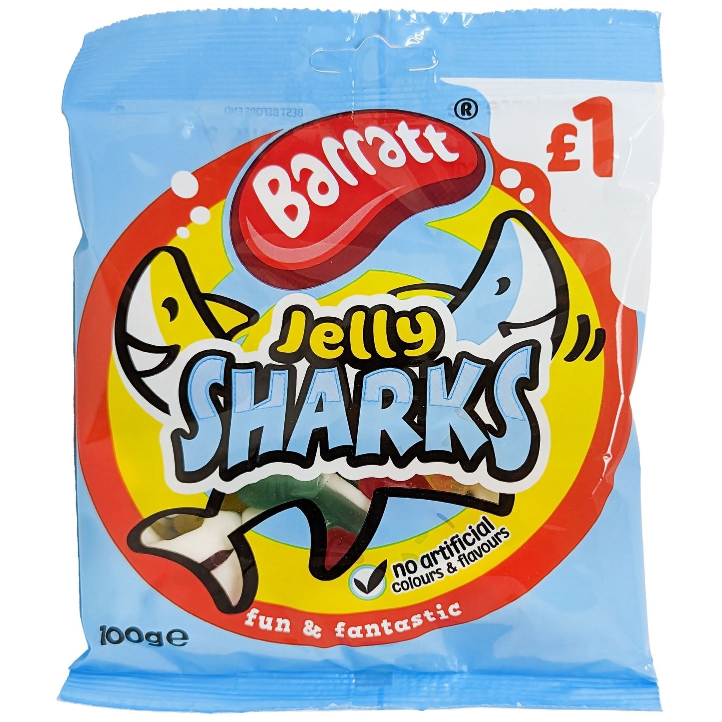 Barratt Jelly Sharks 100g