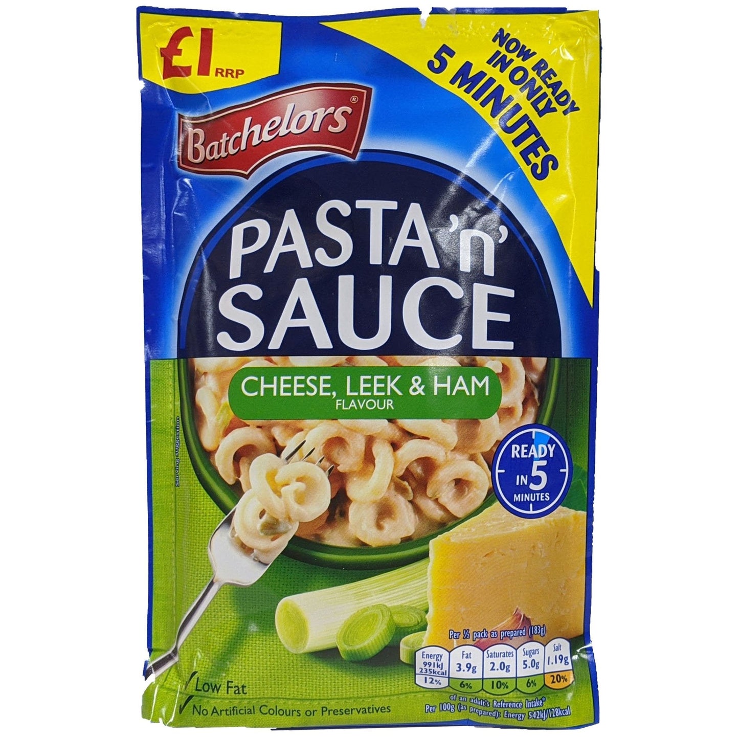 Batchelors Pasta 'n' Sauce Cheese, Leek & Ham 99g