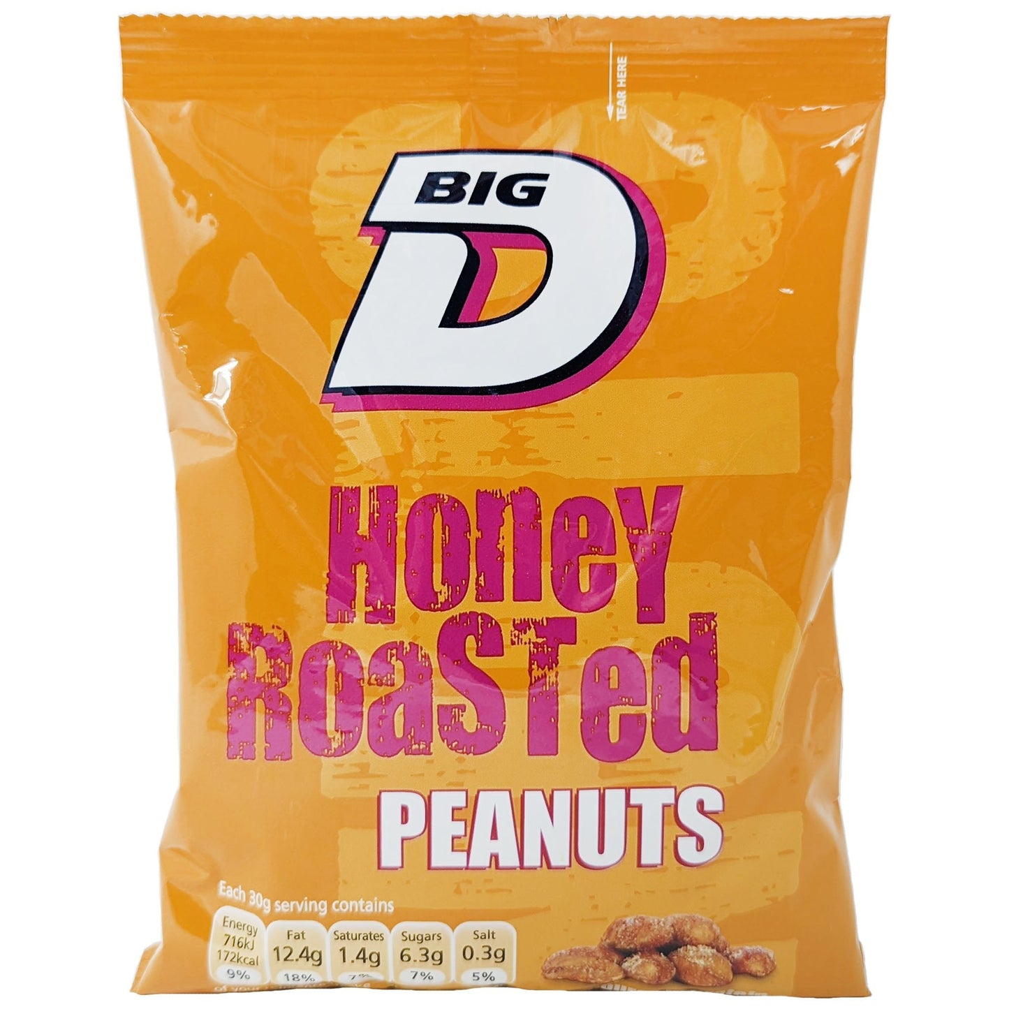 Big D Honey Roasted Peanuts 160g