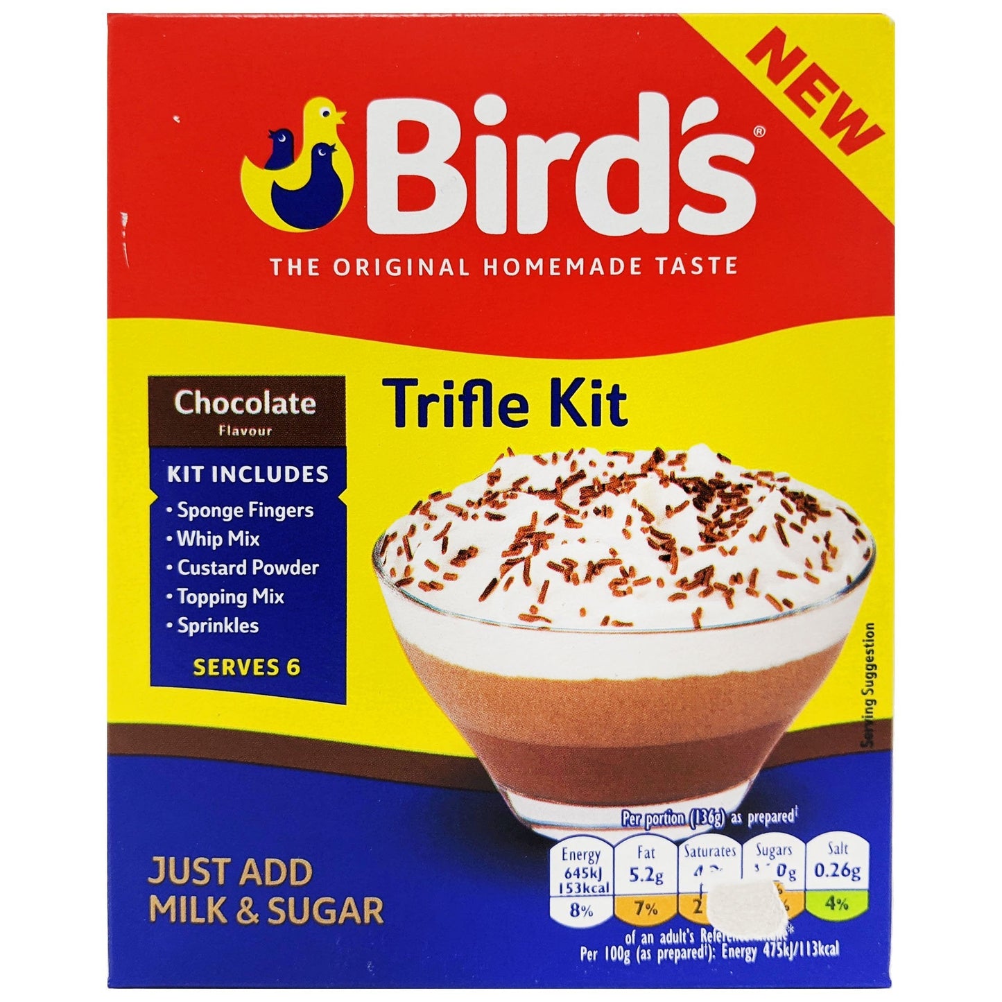 Bird's Chocolate Trifle Kit 122g