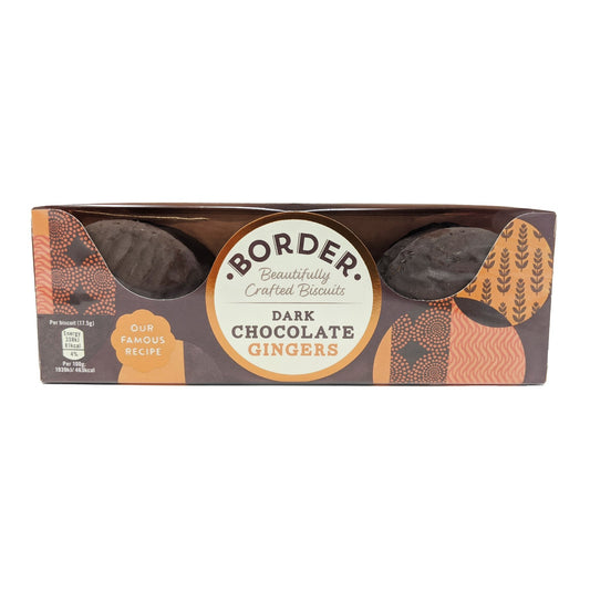 Border Dark Chocolate Gingers 150g