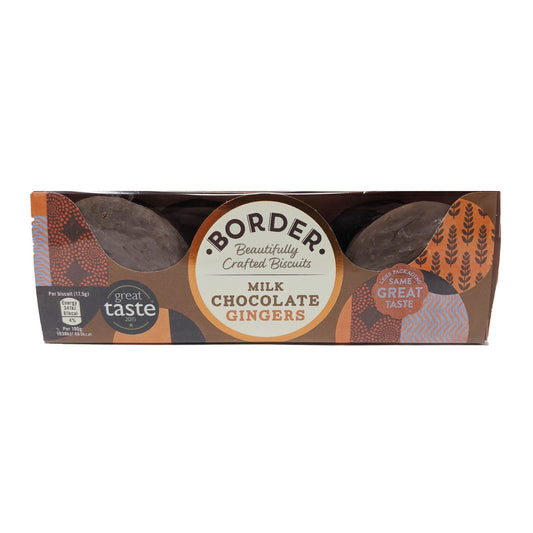 Border Milk Chocolate Gingers 150g