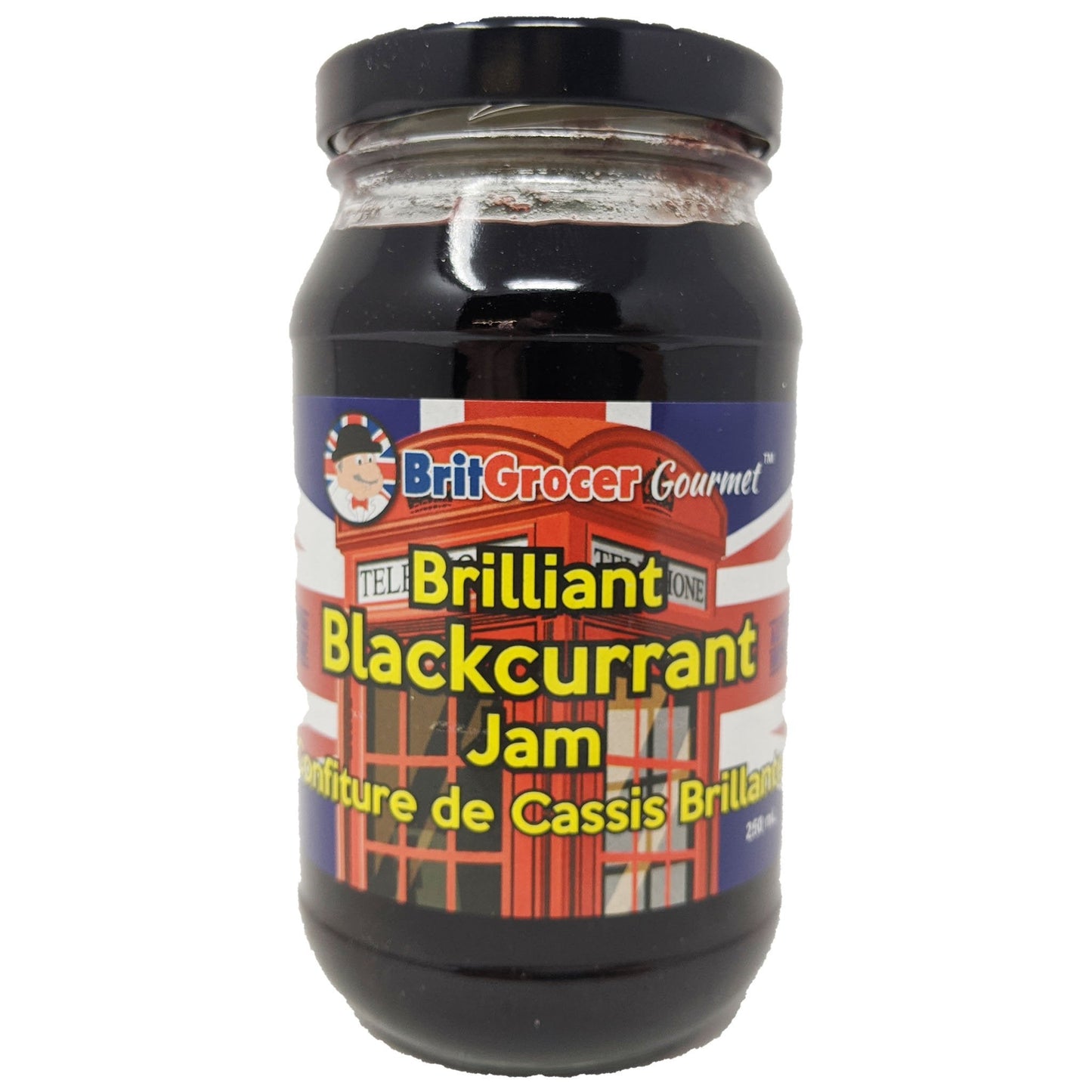BritGrocer Brilliant Blackcurrant Jam 300g