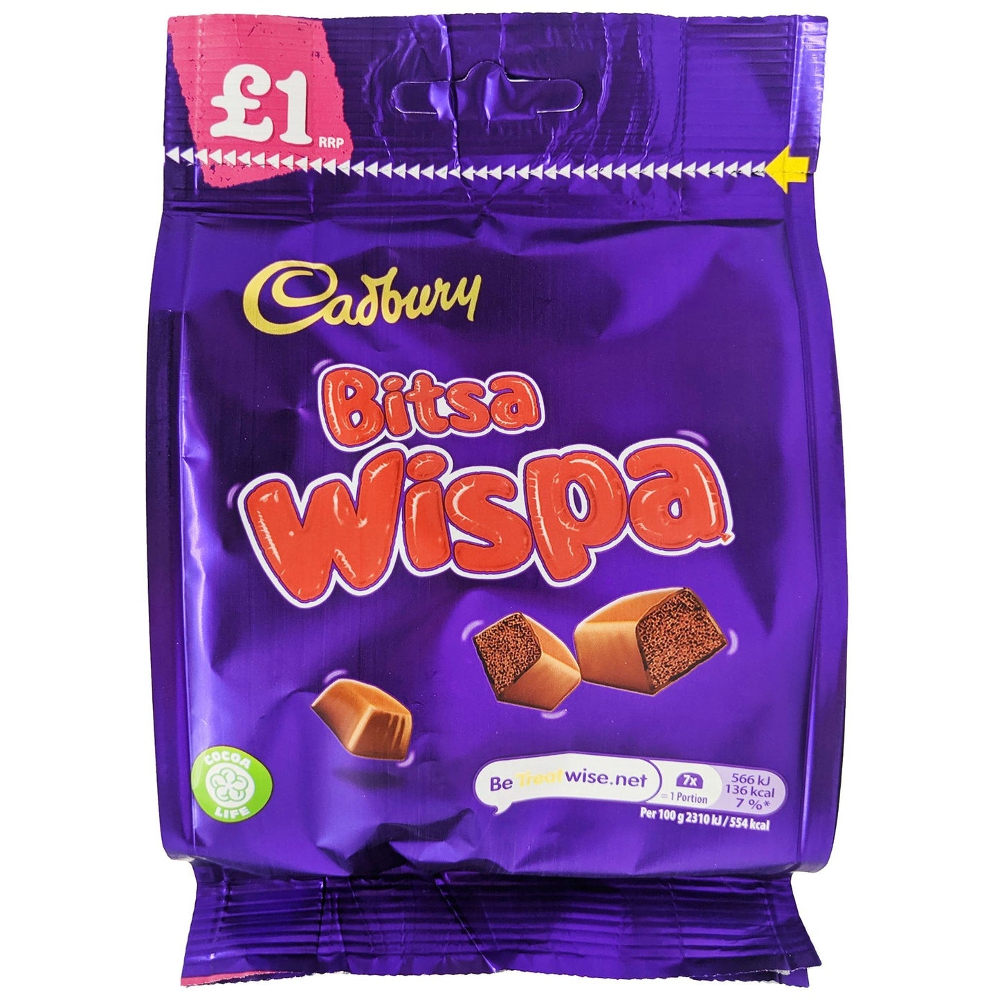 Cadbury Bitsa Wispa 85g