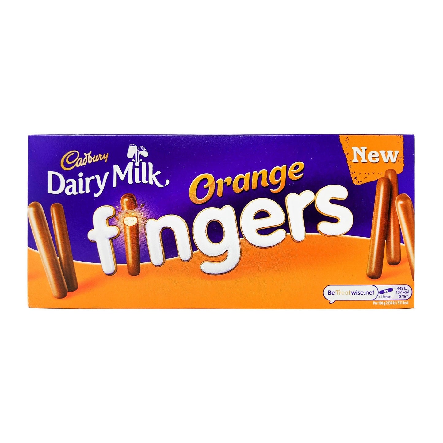 Cadbury Dairy Milk Orange Fingers 114g