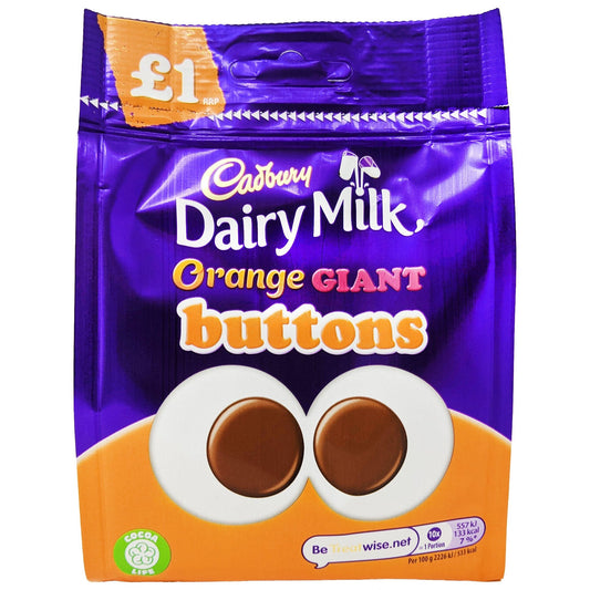 Cadbury Dairy Milk Orange Giant Buttons 85g