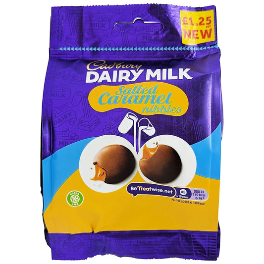 Cadbury Dairy Milk Salted Caramel Nibbles 95g