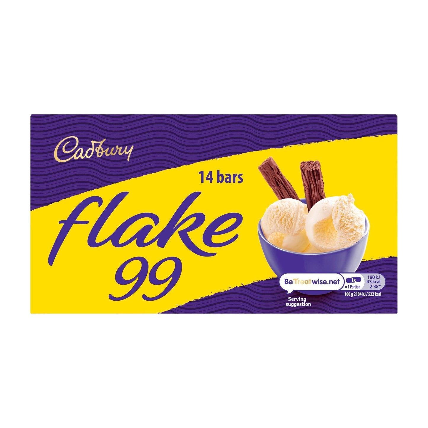 Cadbury Flake 99 Chocolate Mini Bars 14 Pack 114g