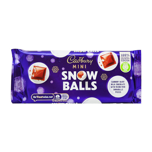 Cadbury Mini Snowballs Block 110g