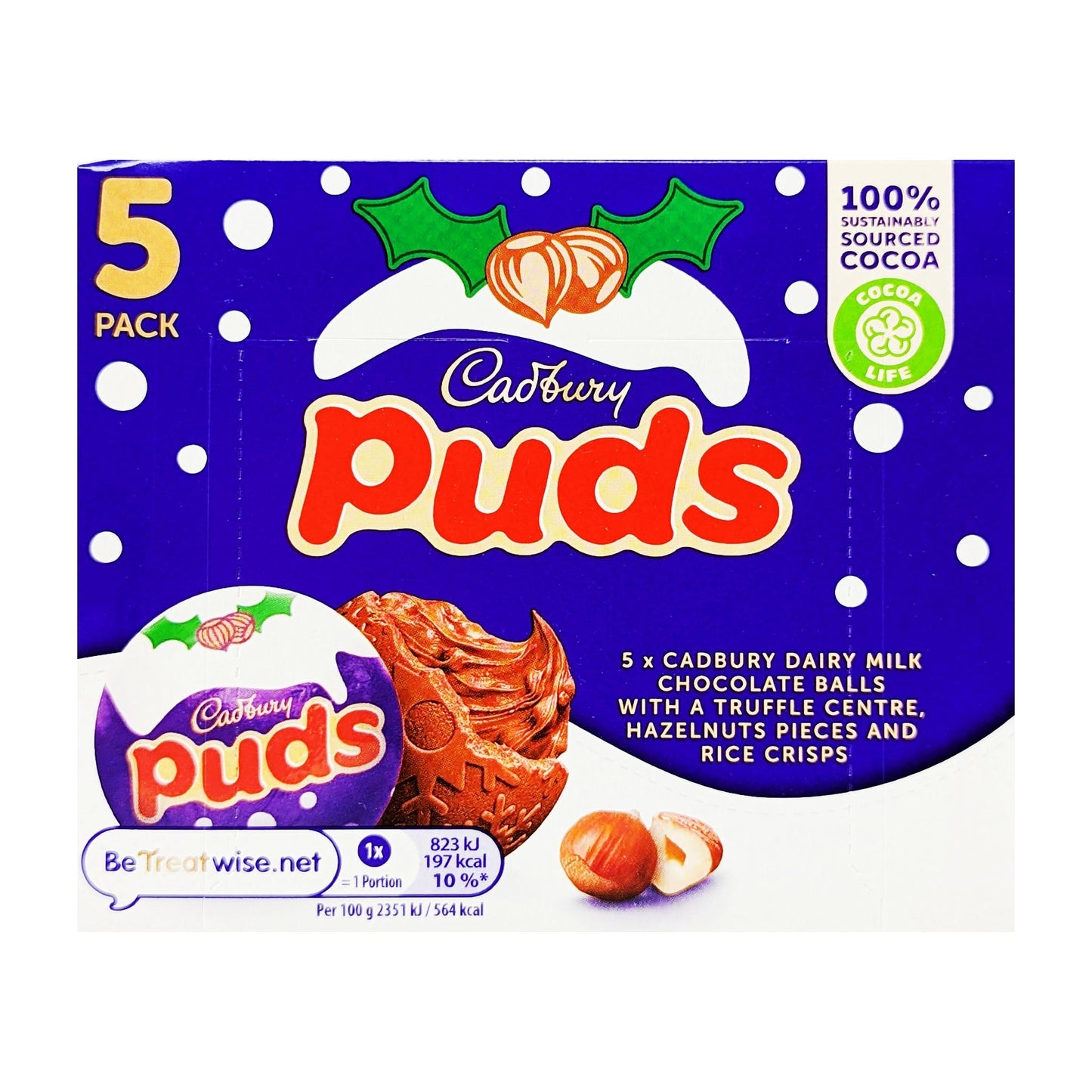 Cadbury Puds 5 Pack (5 x 35g)